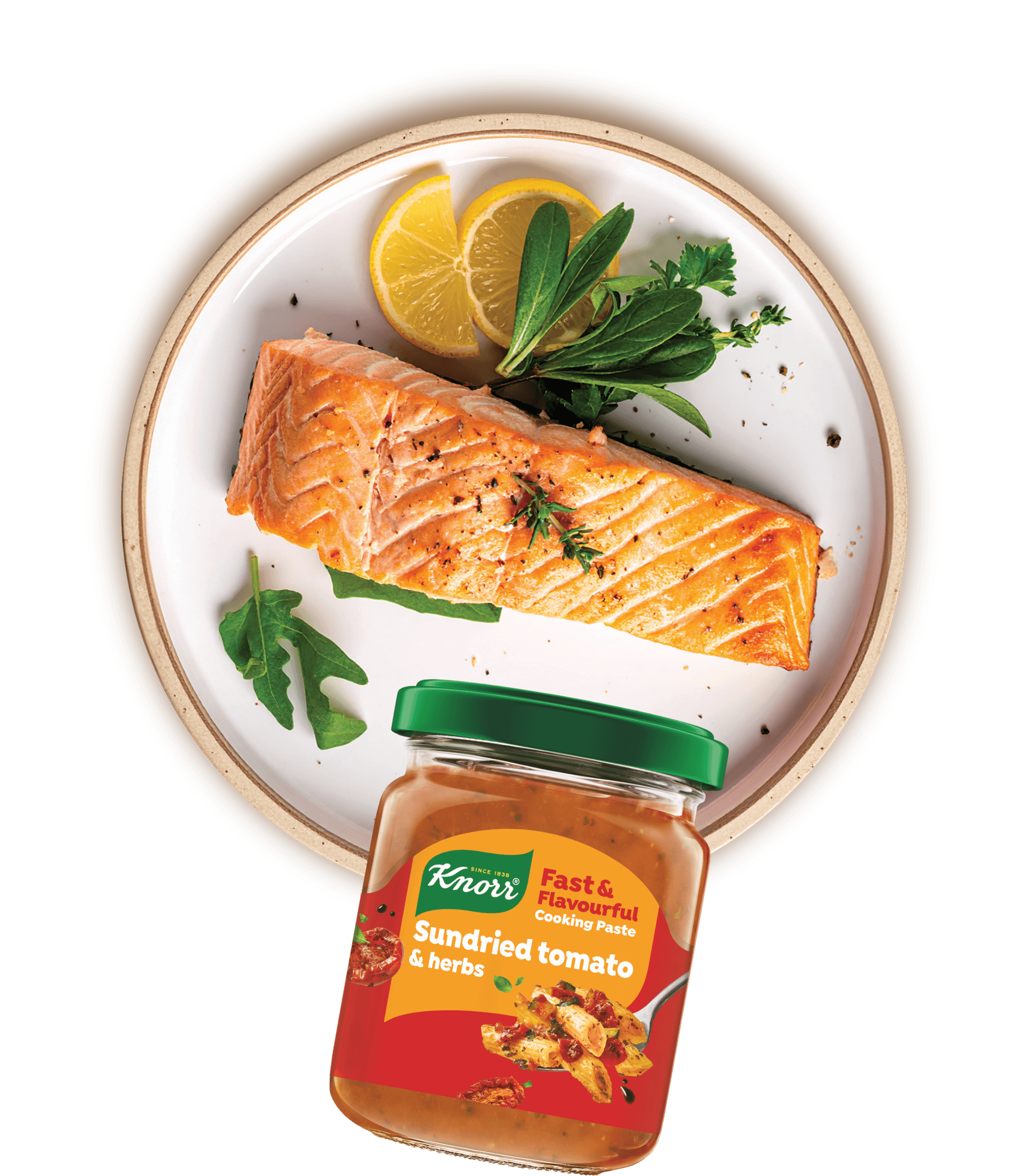 Soczysty pieczony łosoś